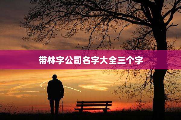 带林字公司名字大全三个字