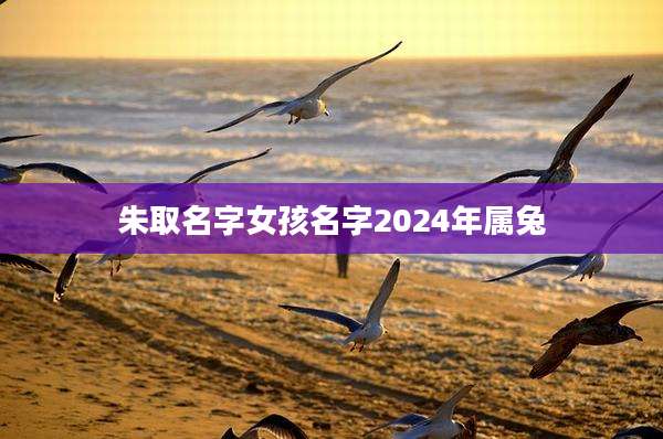 朱取名字女孩名字2024年属兔