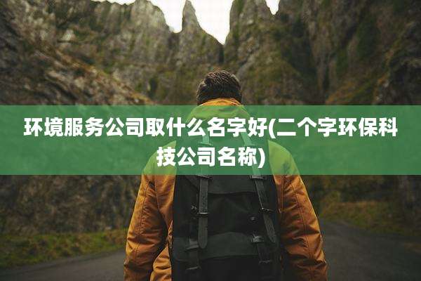 环境服务公司取什么名字好(二个字环保科技公司名称)