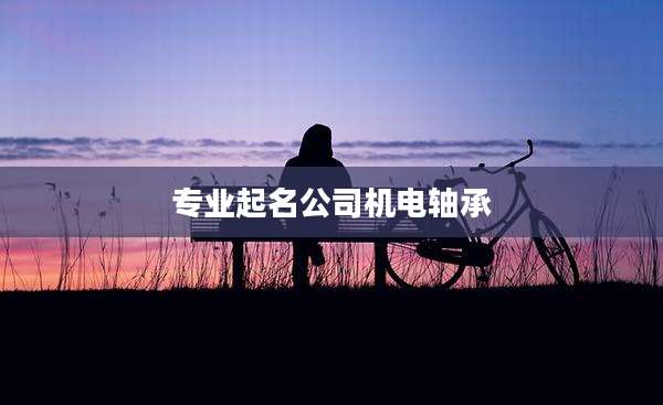 专业起名公司机电轴承