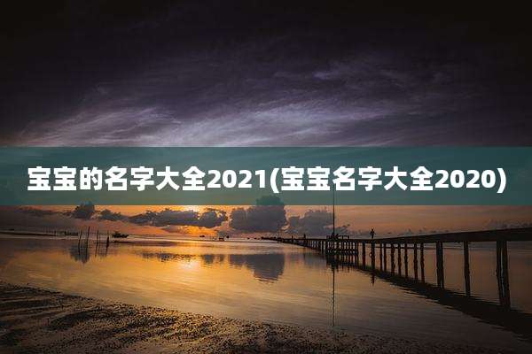 宝宝的名字大全2021(宝宝名字大全2020)