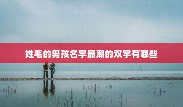 姓毛的男孩名字最潮的双字有哪些