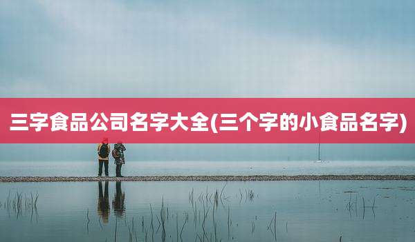 三字食品公司名字大全(三个字的小食品名字)