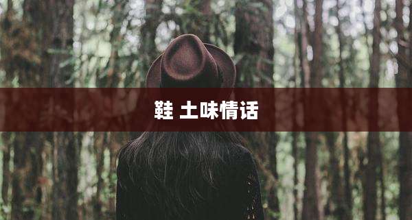 鞋 土味情话