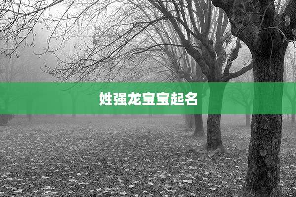 姓强龙宝宝起名