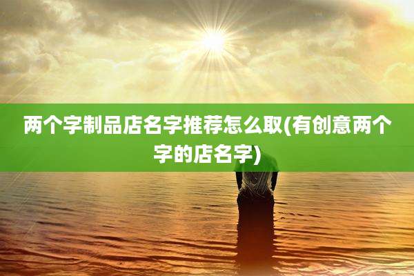 两个字制品店名字推荐怎么取(有创意两个字的店名字)