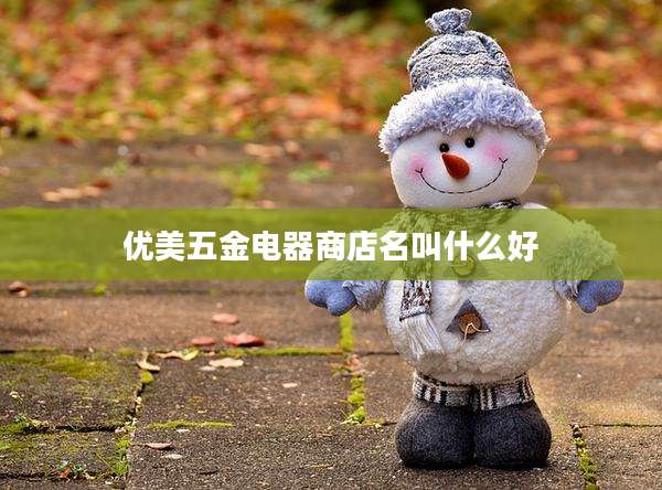 优美五金电器商店名叫什么好