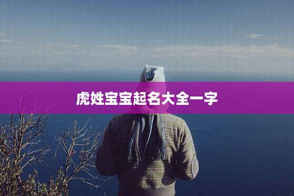 虎姓宝宝起名大全一字