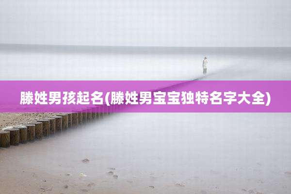 滕姓男孩起名(滕姓男宝宝独特名字大全)