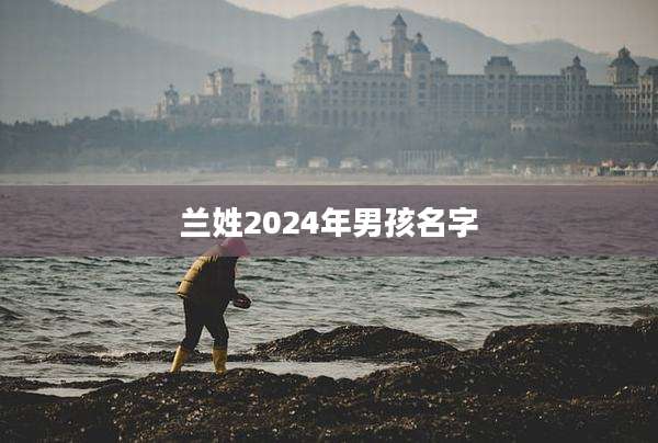 兰姓2024年男孩名字