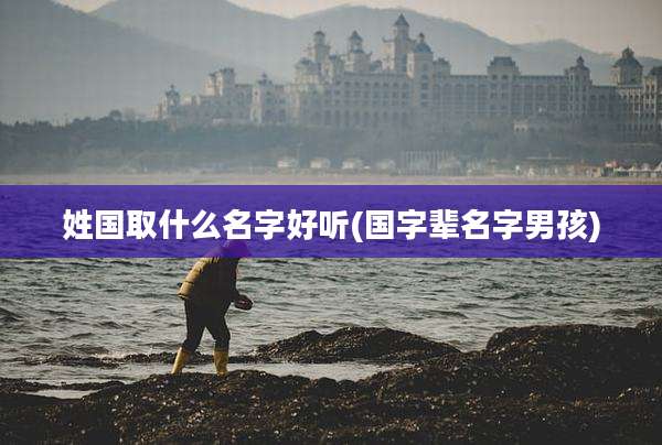 姓国取什么名字好听(国字辈名字男孩)