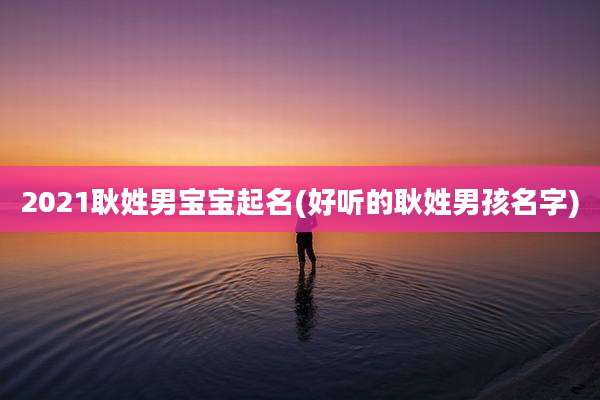 2021耿姓男宝宝起名(好听的耿姓男孩名字)