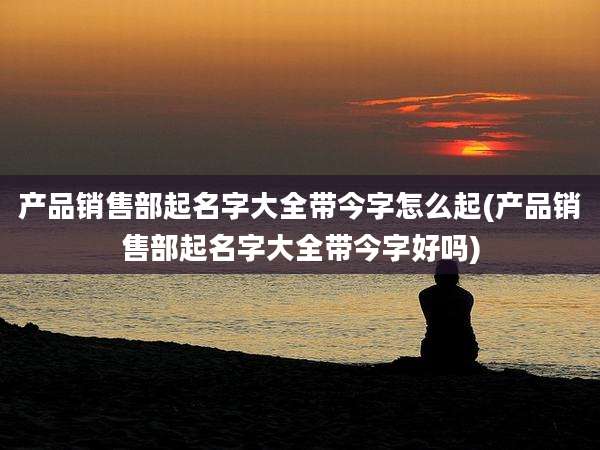 产品销售部起名字大全带今字怎么起(产品销售部起名字大全带今字好吗)