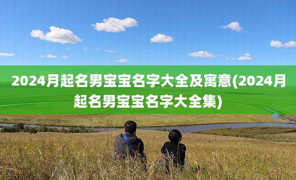 2024月起名男宝宝名字大全及寓意(2024月起名男宝宝名字大全集)