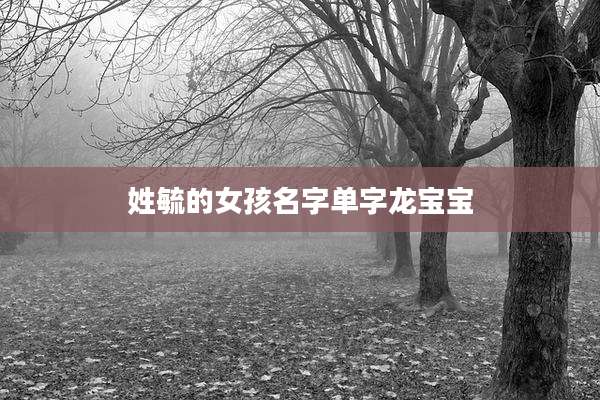 姓毓的女孩名字单字龙宝宝
