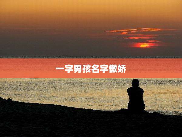 一字男孩名字傲娇
