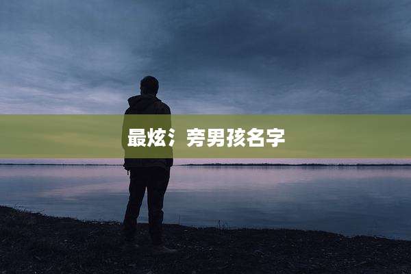 最炫氵旁男孩名字