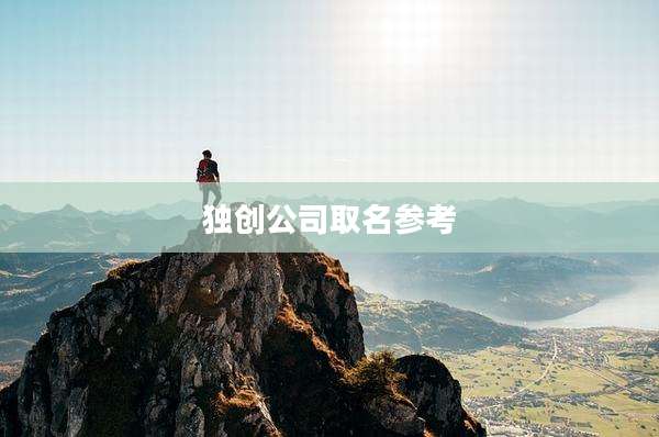 独创公司取名参考