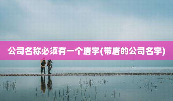 公司名称必须有一个唐字(带唐的公司名字)