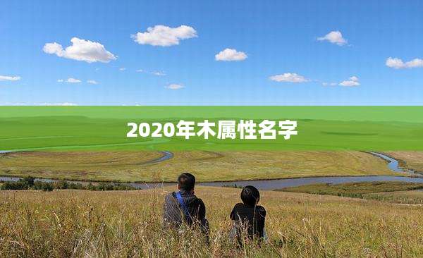 2020年木属性名字
