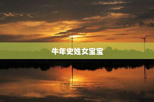 牛年史姓女宝宝