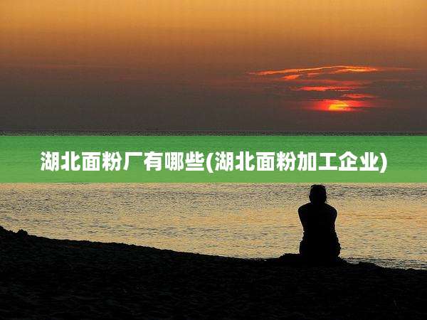 湖北面粉厂有哪些(湖北面粉加工企业)