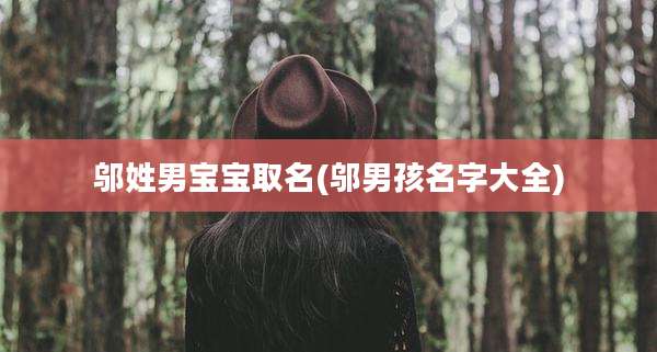 邬姓男宝宝取名(邬男孩名字大全)