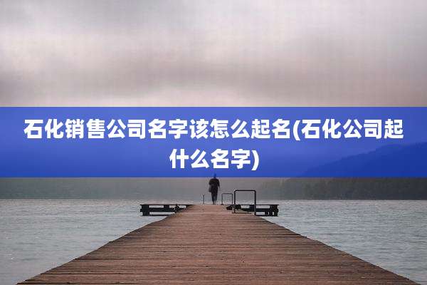 石化销售公司名字该怎么起名(石化公司起什么名字)