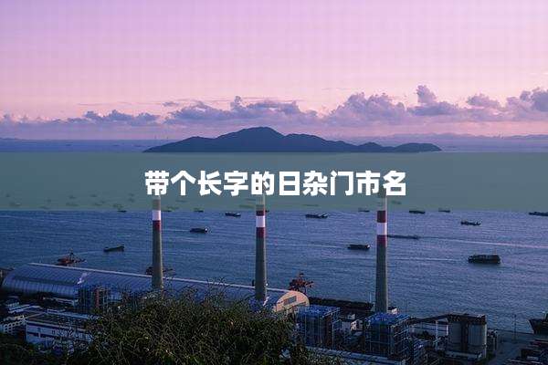 带个长字的日杂门市名