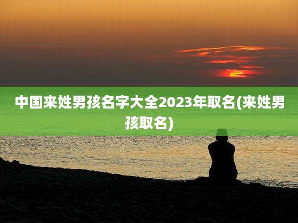 中国来姓男孩名字大全2023年取名(来姓男孩取名)