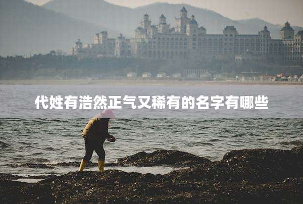 代姓有浩然正气又稀有的名字有哪些