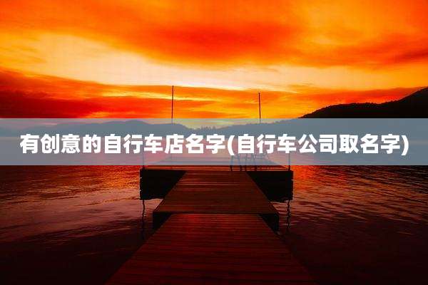 有创意的自行车店名字(自行车公司取名字)