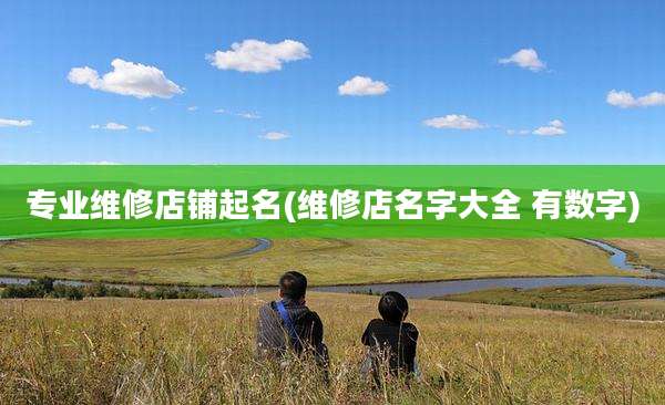 专业维修店铺起名(维修店名字大全 有数字)