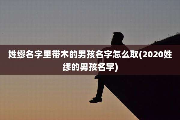 姓缪名字里带木的男孩名字怎么取(2020姓缪的男孩名字)