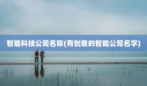 智能科技公司名称(有创意的智能公司名字)