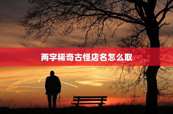 两字稀奇古怪店名怎么取