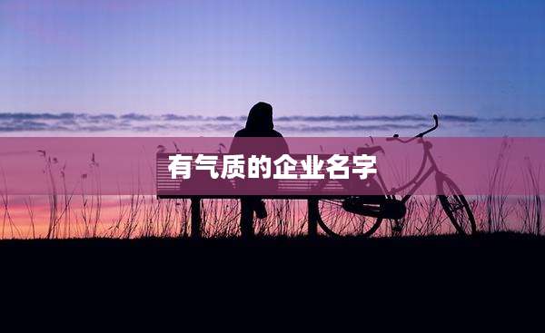 有气质的企业名字