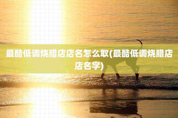 最酷低调烧腊店店名怎么取(最酷低调烧腊店店名字)