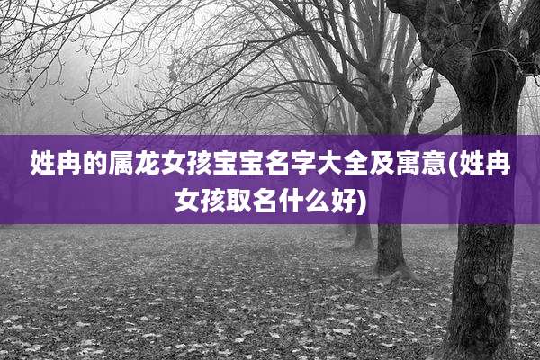 姓冉的属龙女孩宝宝名字大全及寓意(姓冉女孩取名什么好)