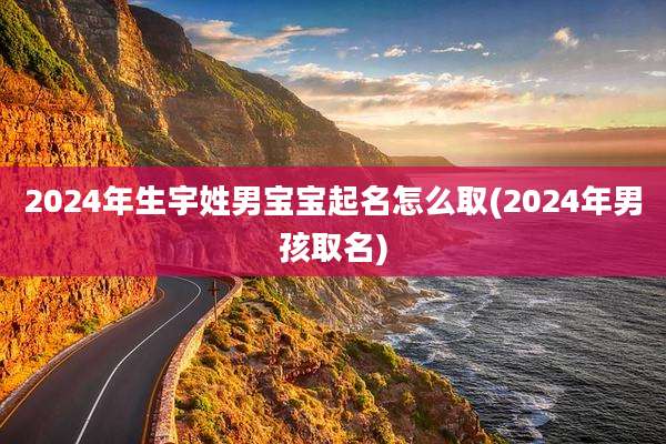 2024年生宇姓男宝宝起名怎么取(2024年男孩取名)