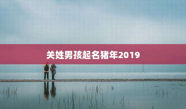 关姓男孩起名猪年2019