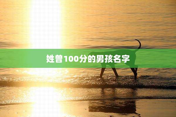 姓曾100分的男孩名字