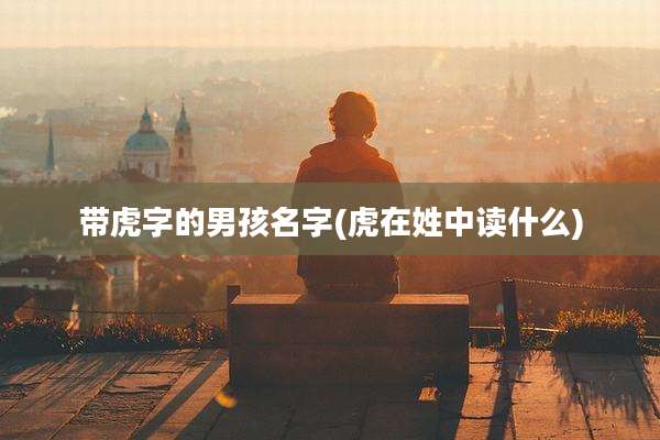 带虎字的男孩名字(虎在姓中读什么)