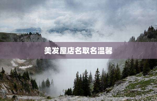 美发屋店名取名温馨