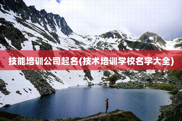 技能培训公司起名(技术培训学校名字大全)