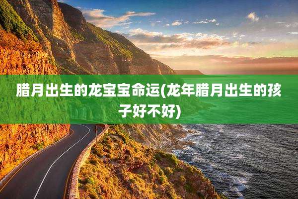 腊月出生的龙宝宝命运(龙年腊月出生的孩子好不好)