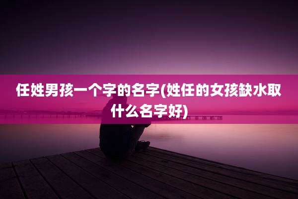 任姓男孩一个字的名字(姓任的女孩缺水取什么名字好)