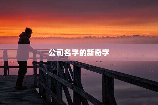 公司名字的新奇字