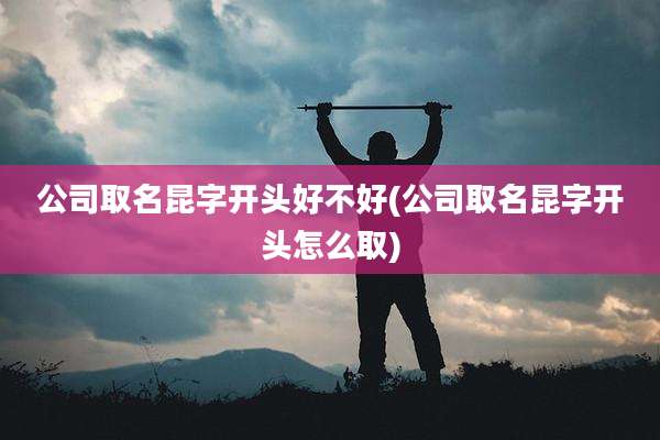 公司取名昆字开头好不好(公司取名昆字开头怎么取)