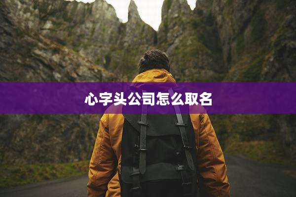 心字头公司怎么取名